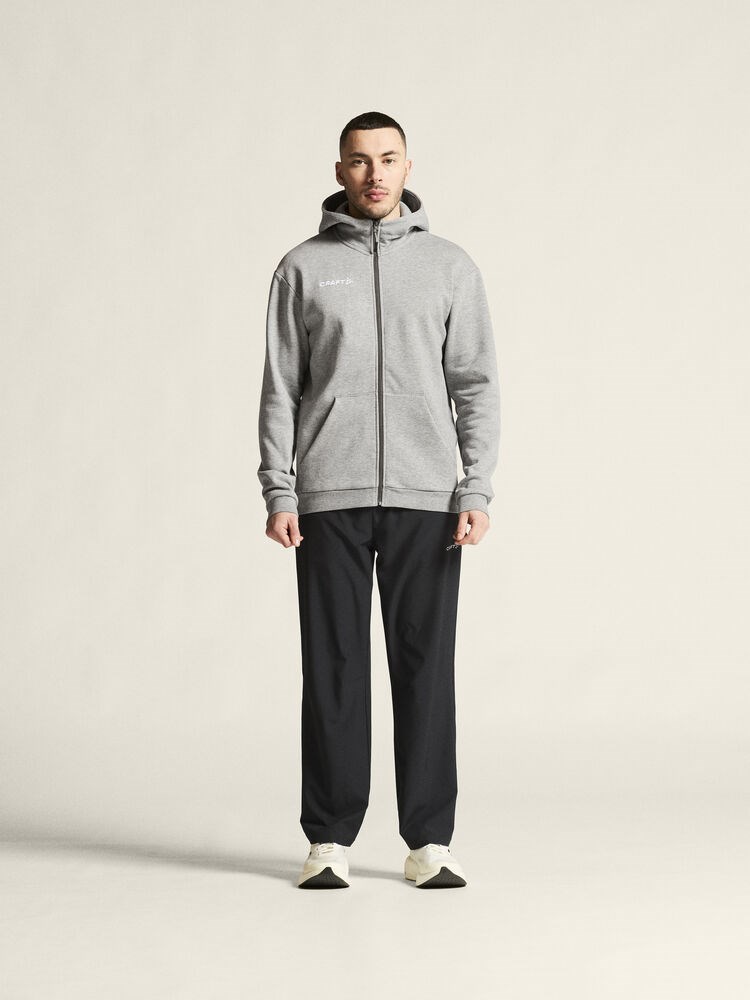 Craft - Community 2.0 Logo FZ Hoodie M Grey melange XXL