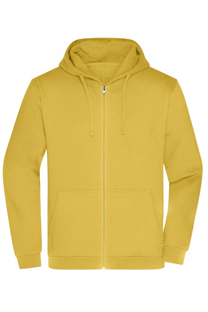 Men's Promo Zip Hoody - Geel (ca. Pantone 101C)