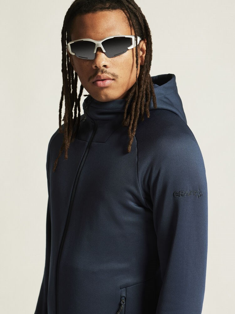 Craft - ADV Explore Power Fleece Hood Jacket M Blaze 4XL
