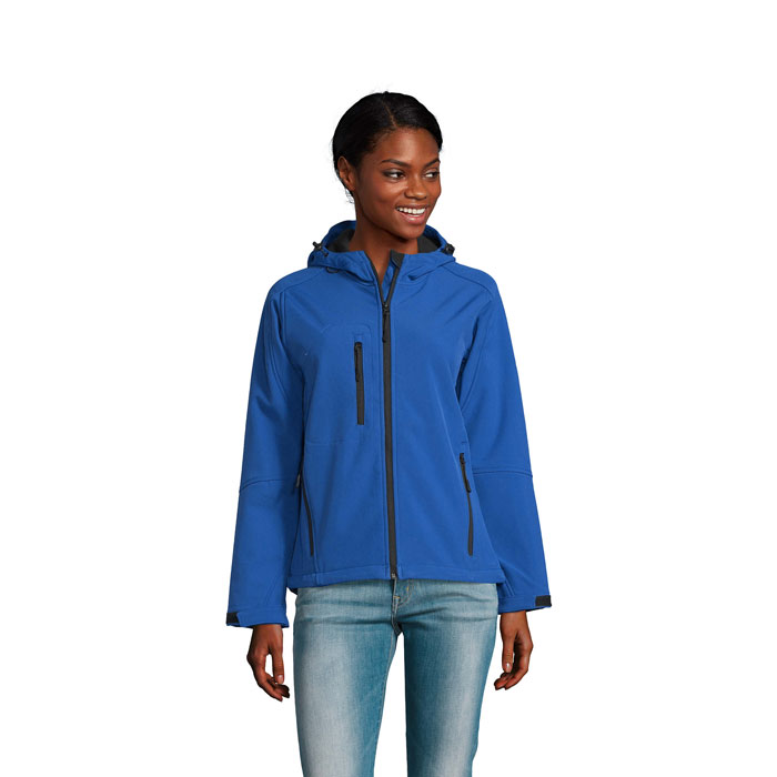 REPLAY WOMEN - REPLAY DAMES HOOD SOFTSHELL