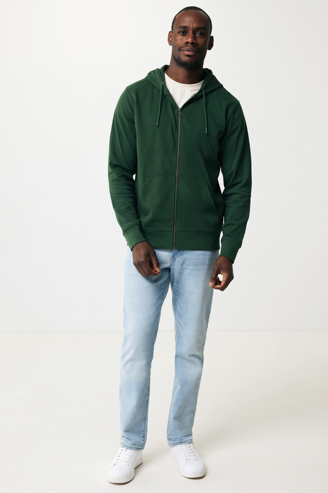 IQONIQ Abisko gerecycled katoen hoodie met rits