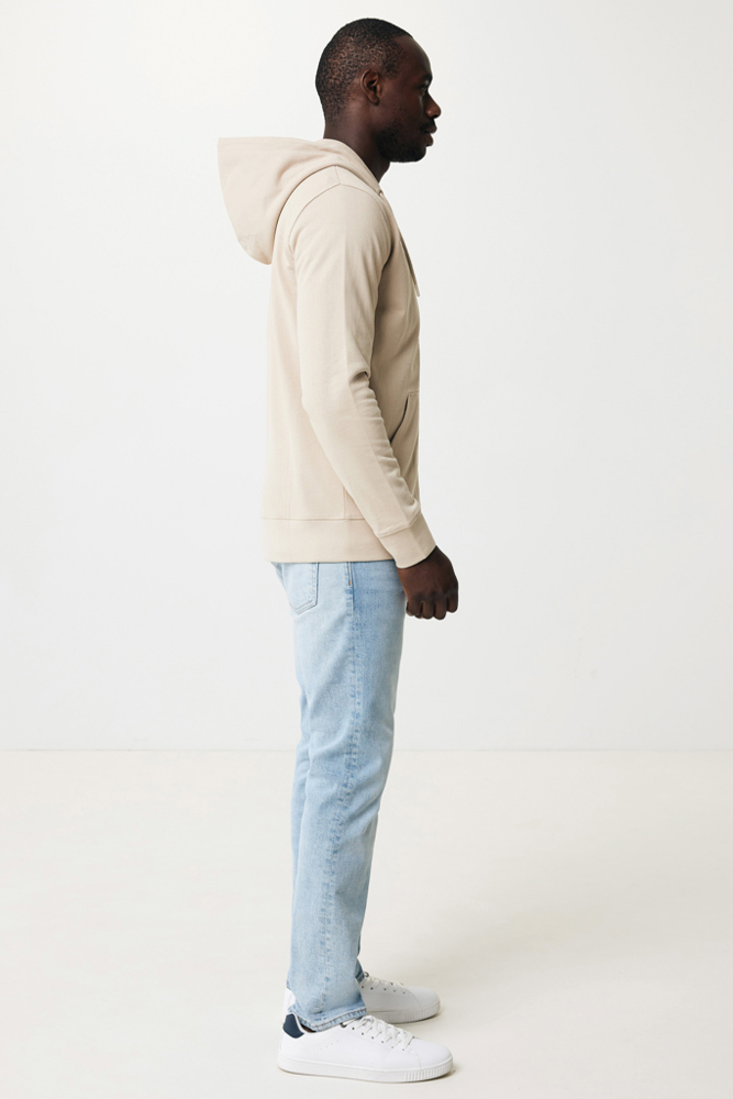 IQONIQ Abisko gerecycled katoen hoodie met rits