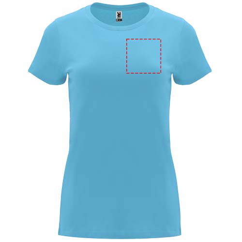 Capri 170 g/m² damesshirt met korte mouwen