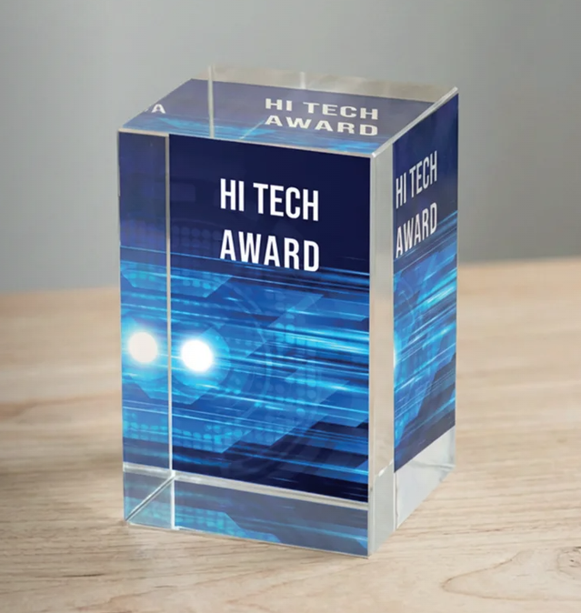 B-W401-406 awards van glas tot 16 cm hoog