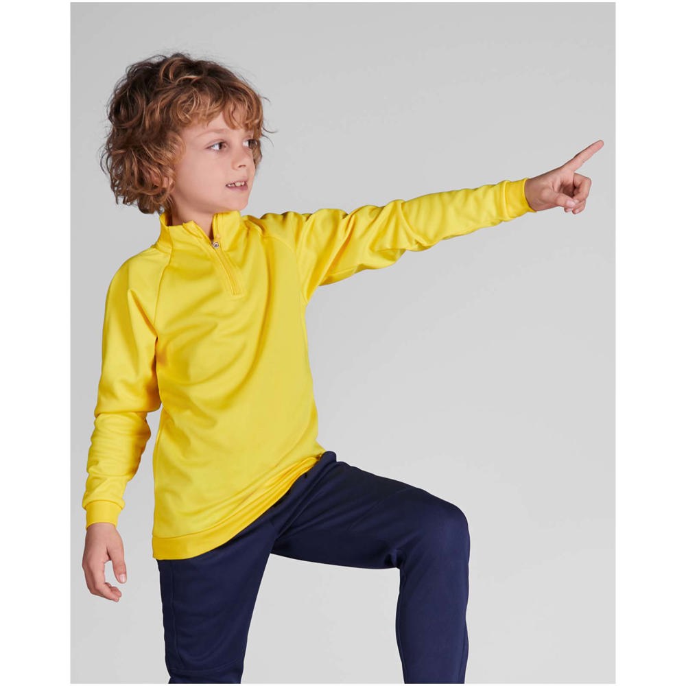 Epiro sweatshirt met lange mouwen en kwartrits voor kinderen