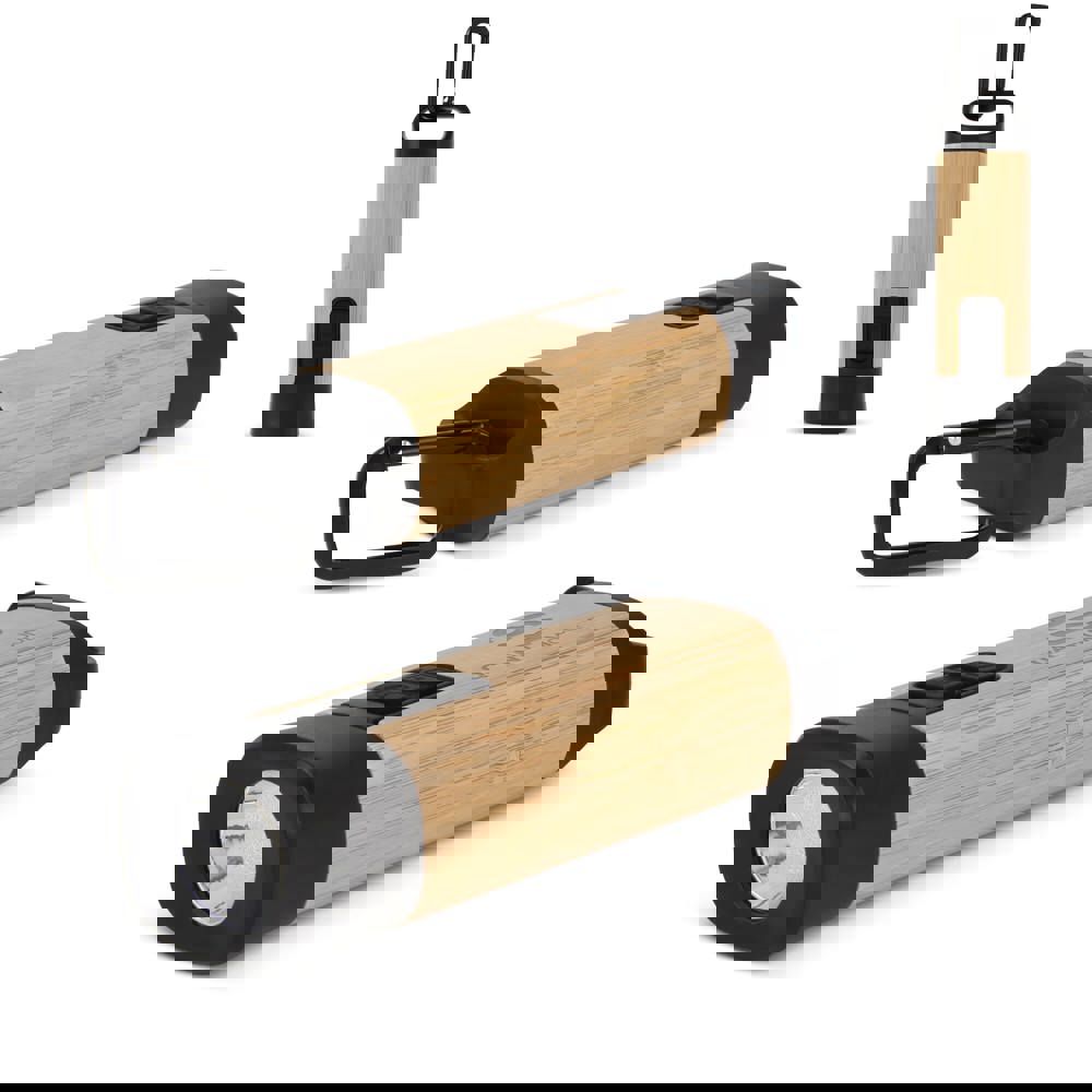 Oplaadbare R-ABS &amp; Bamboe zaklamp