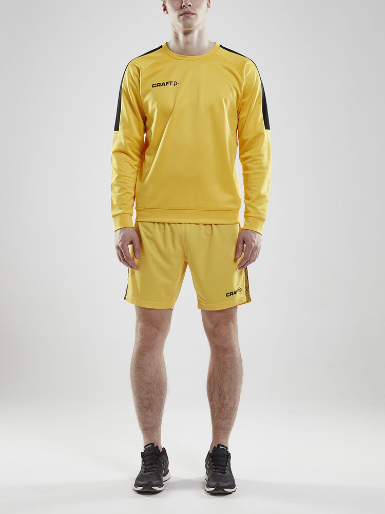 Craft - Progress R-Neck Sweater M Sweden Yellow/Black M