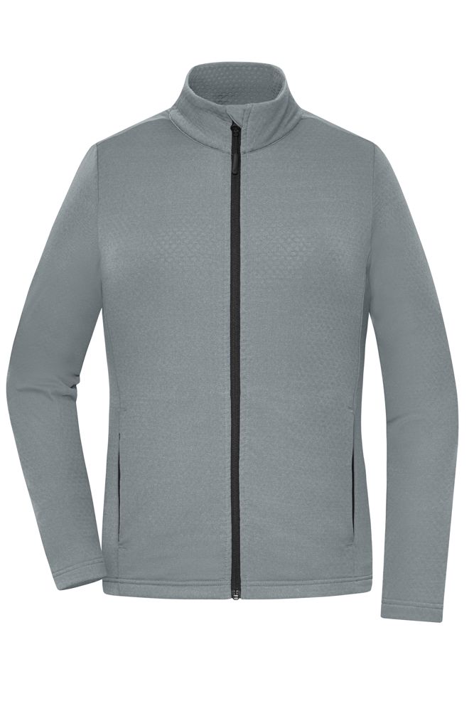 Ladies' Sports Structured Fleece Jacket GRS - Ruimte-grijs (ca. Pantone Cool Gray 7C)