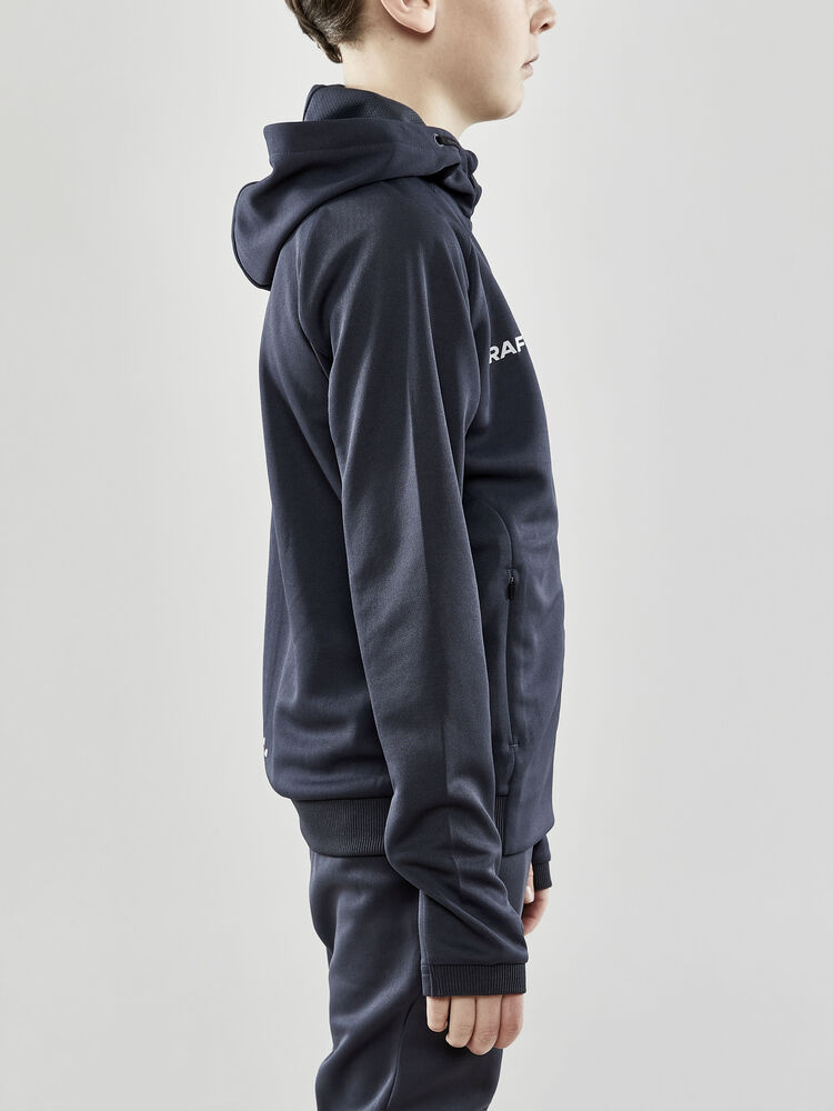 Craft - Evolve Hood Jacket Jr Asphalt 146/152