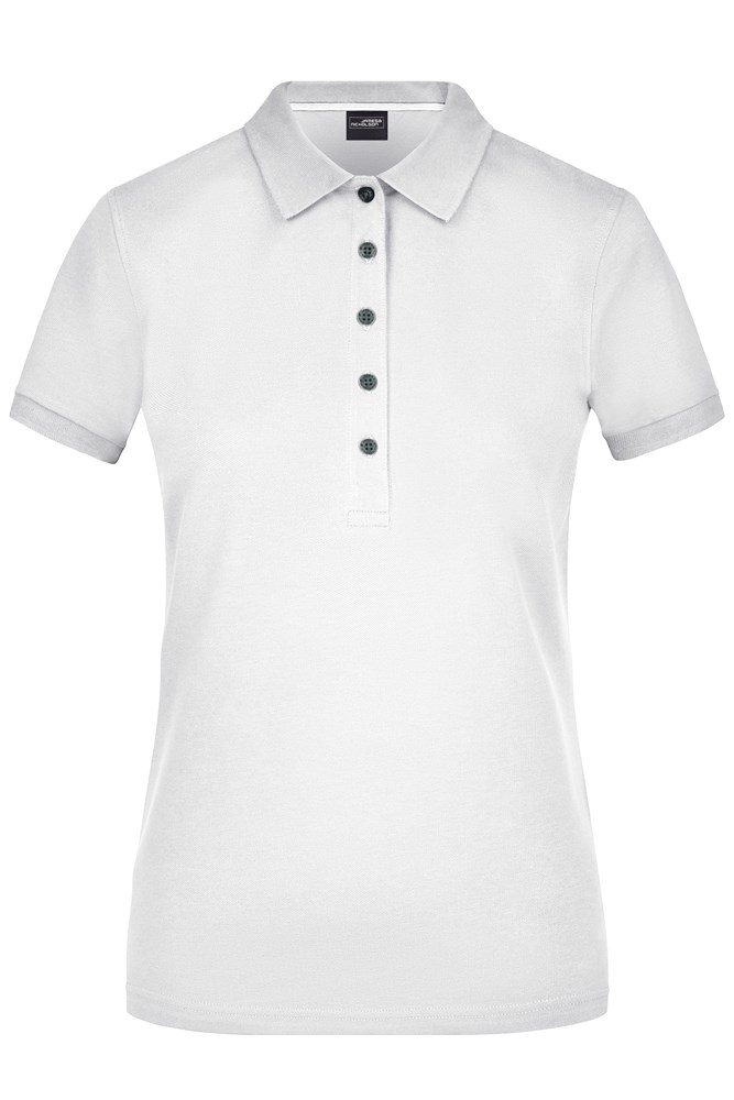 Ladies' Pima Polo - Wit (ca. Pantone white)
