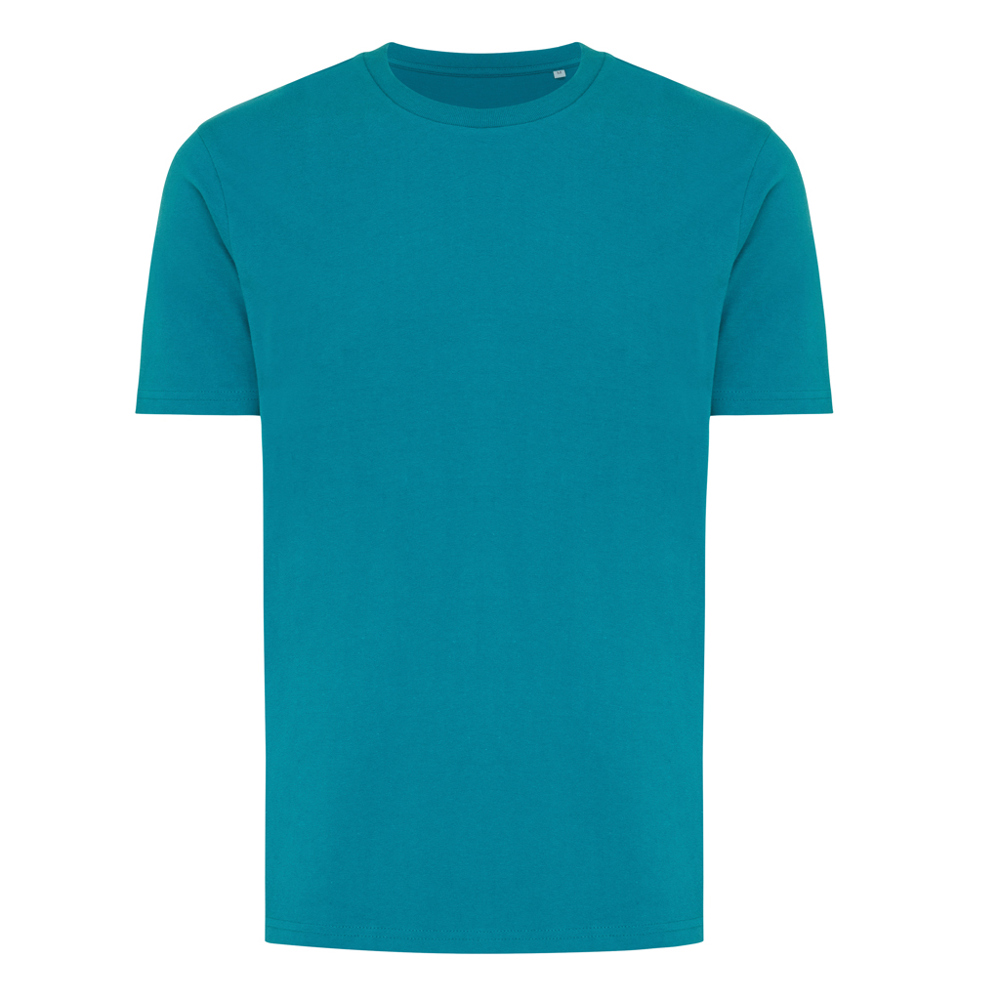 IQONIQ Brett gerecycled katoen t-shirt - verdigris (± PMS 18-4834TCX)