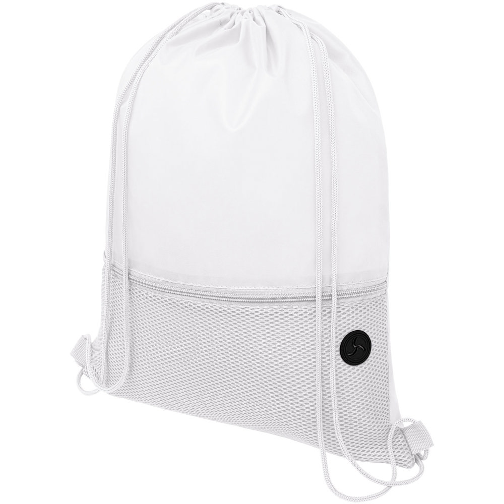 Oriole mesh rugzak met trekkoordsluiting 5L - Wit