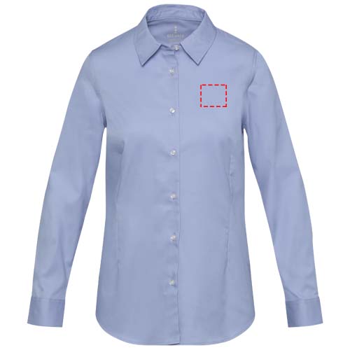 Citrine twill damesshirt