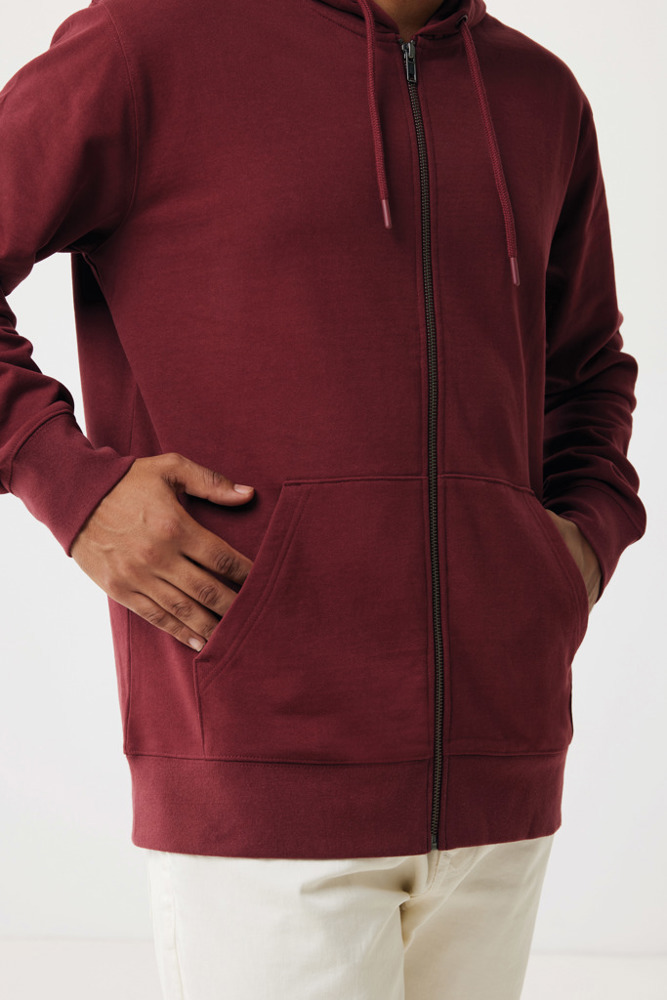 IQONIQ Abisko gerecycled katoen hoodie met rits