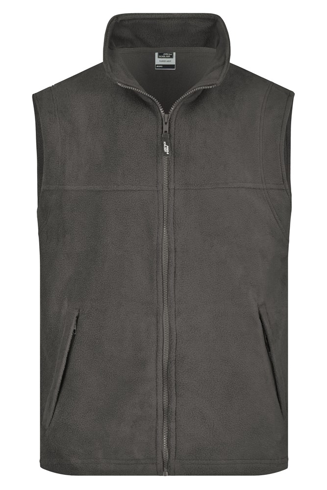 Fleece Vest - Donkergrijs (ca. Pantone 444C)