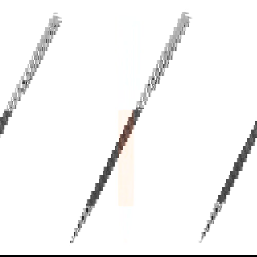 Balpen en rollerball set walnoot hout