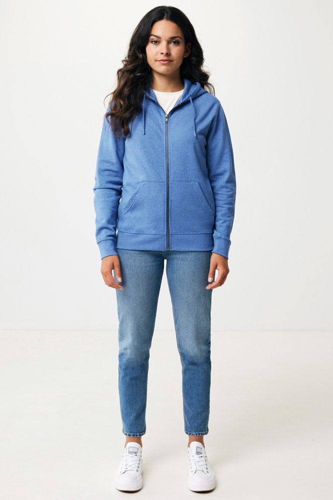 IQONIQ Abisko gerecycled katoen hoodie met rits