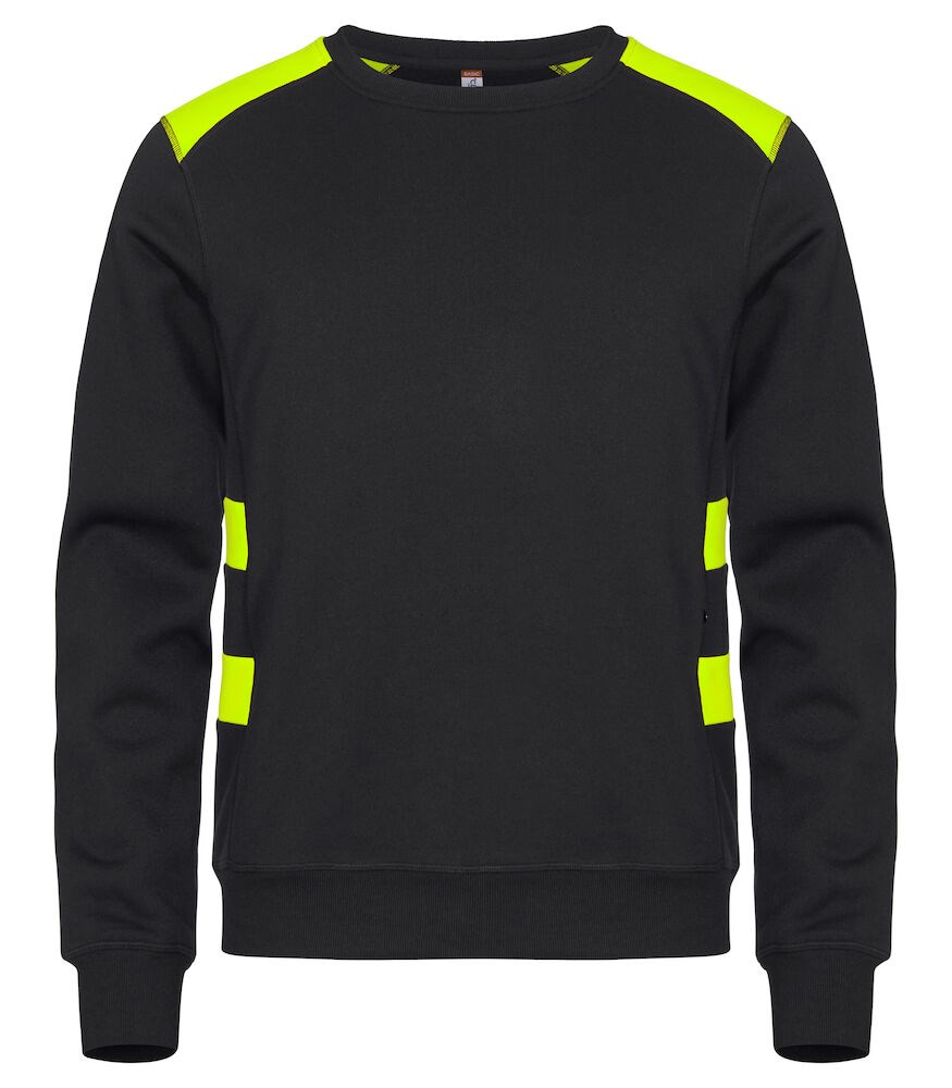 Clique - Ambition Roundneck - Signaalgeel