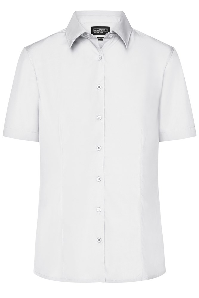 Ladies' Business Shirt Shortsleeve - Wit (ca. Pantone white)