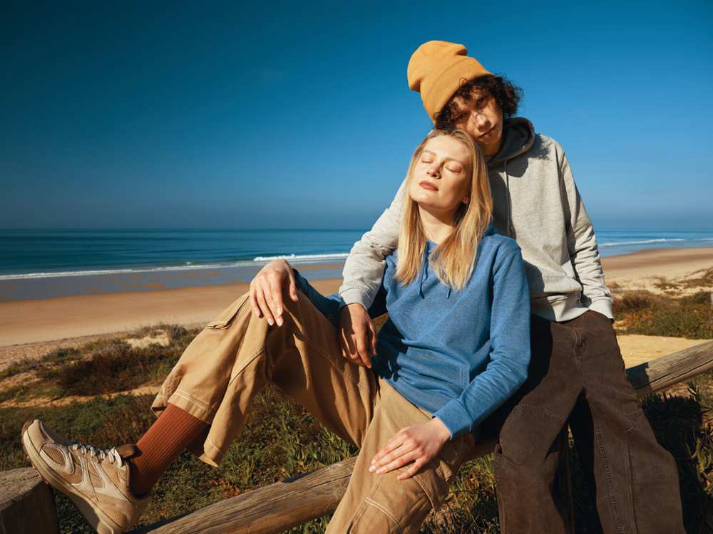 IQONIQ Torres gerecycled katoen hoodie ongeverfd