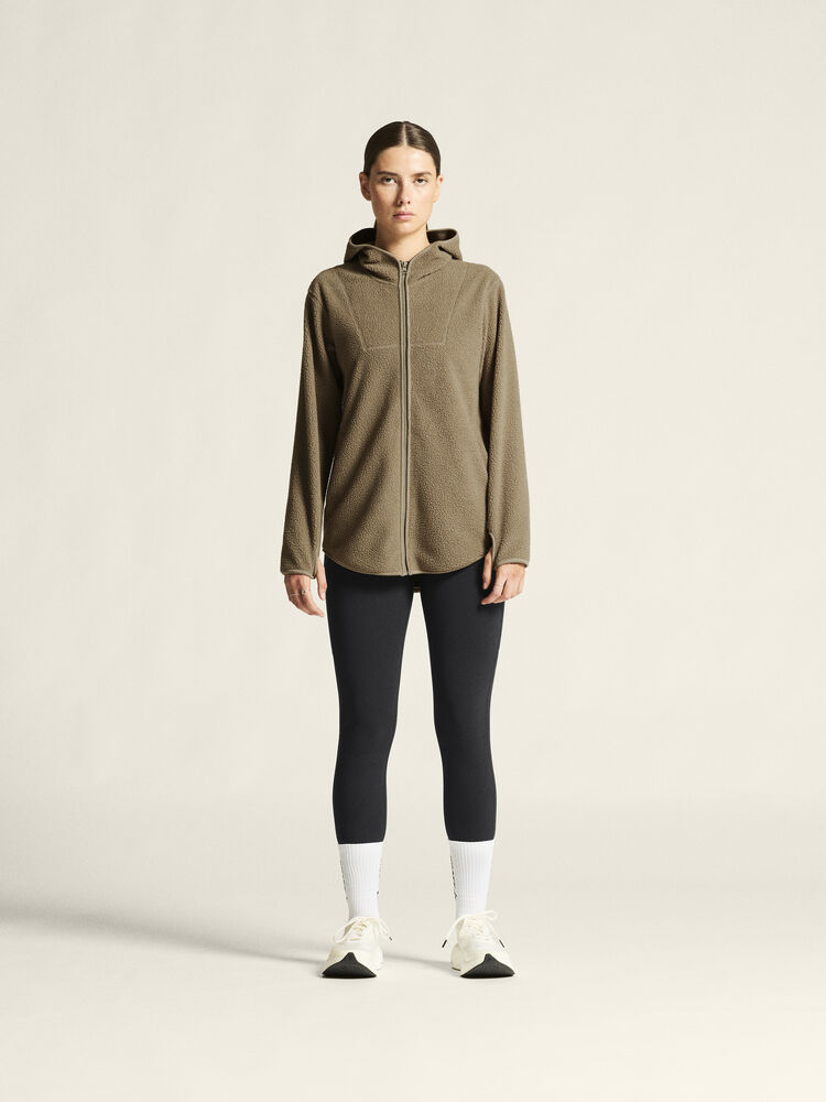 Craft - Join Pile Fleece FZ Hood W Taupe XS