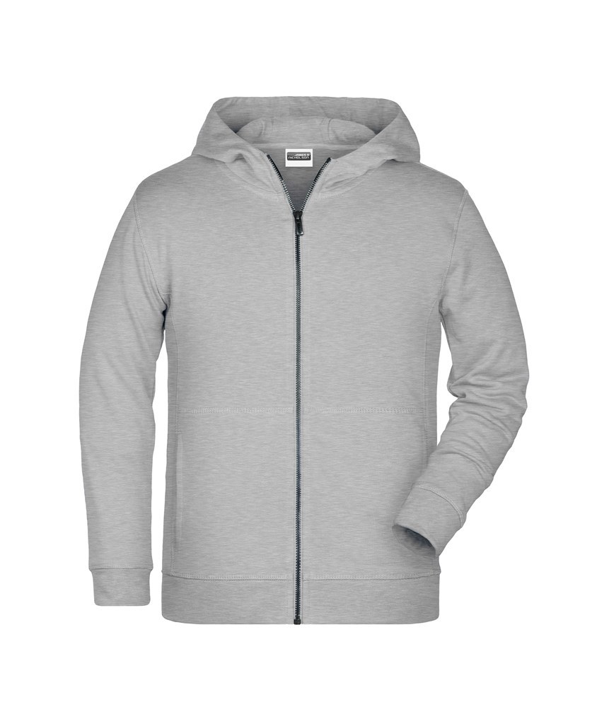 Children's Zip Hoody OCS Blended & RCS - Heather-grijs (ca. Pantone 442C)
