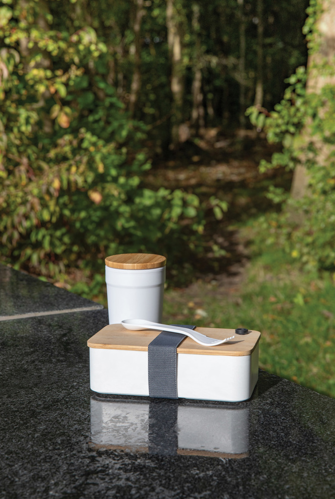 PP lunchbox met bamboe deksel