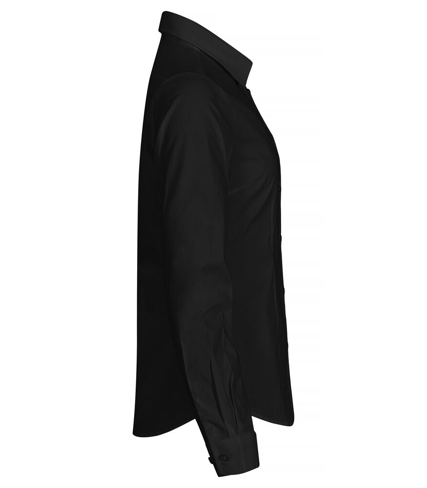 Clique - Stretch Shirt L/S Women Zwart XS