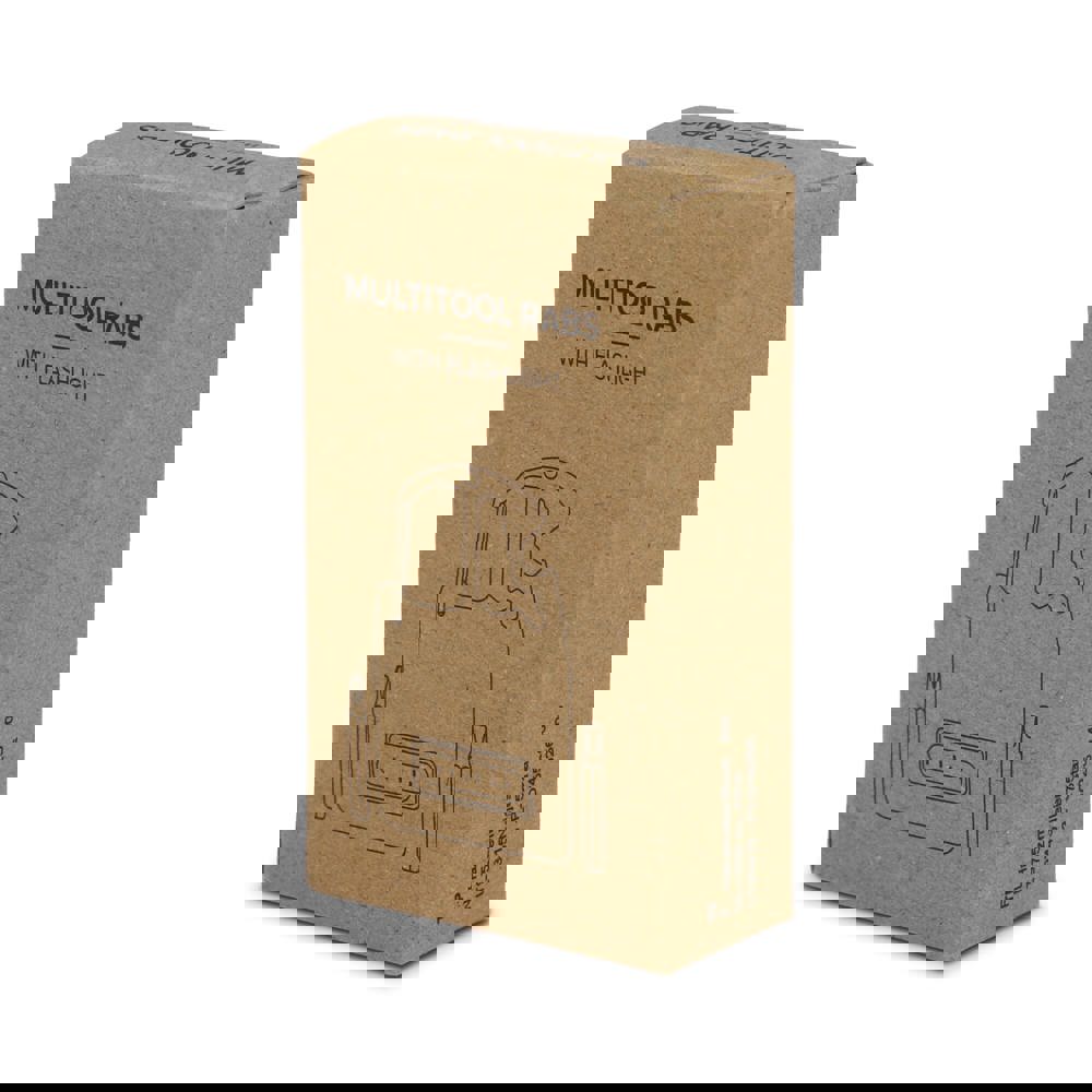 Compact multigereedschap in R-ABS &amp; metaal 7 functies