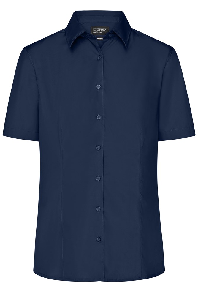 Ladies' Business Shirt Shortsleeve - Navy (ca. Pantone 296C)