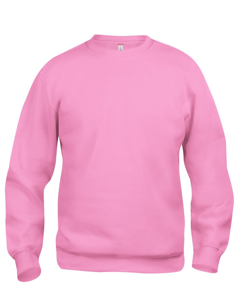 Clique - Basic Roundneck - Helder roze