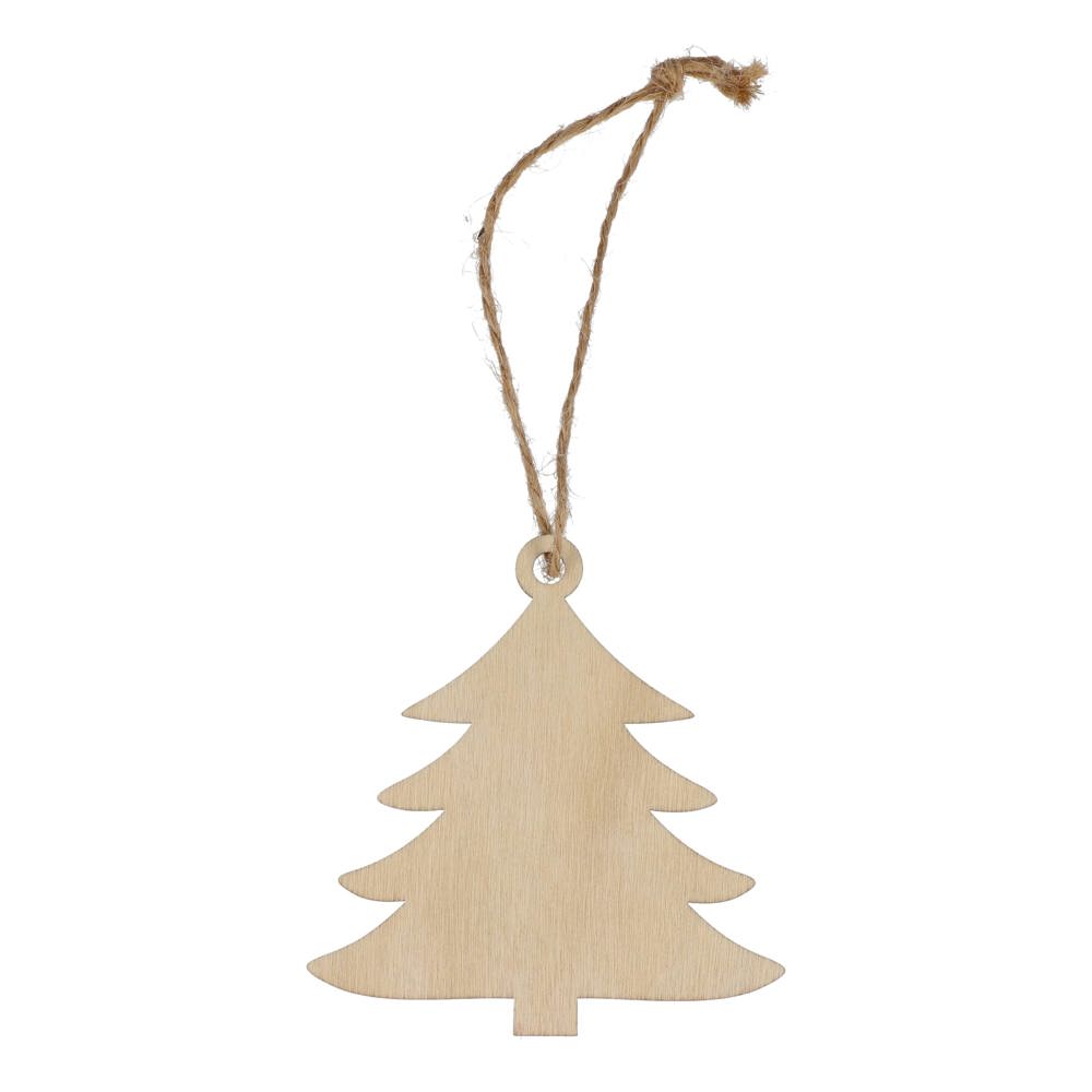 Houten kerstornament kerstboom