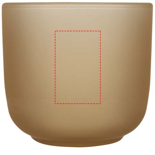 Male houten serveerblad en glazen bekerset - matte afwerking