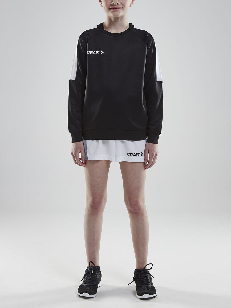 Craft - Progress R-Neck Sweater Jr Black/White 122/128