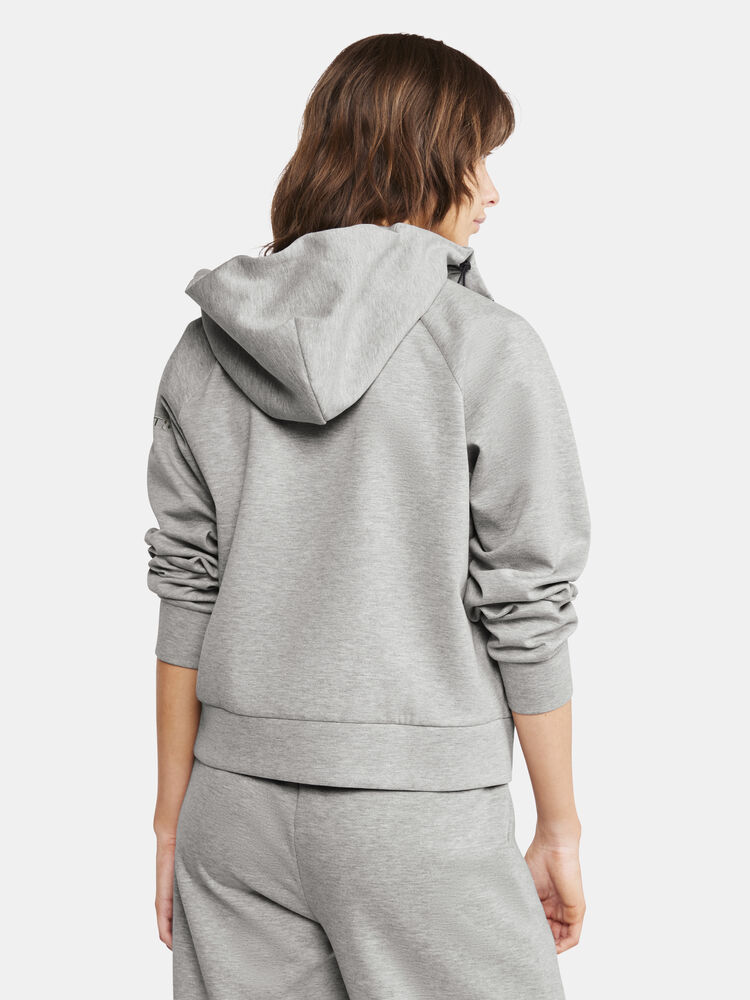 Craft - ADV Join FZ Hoodie W Grey Melange L