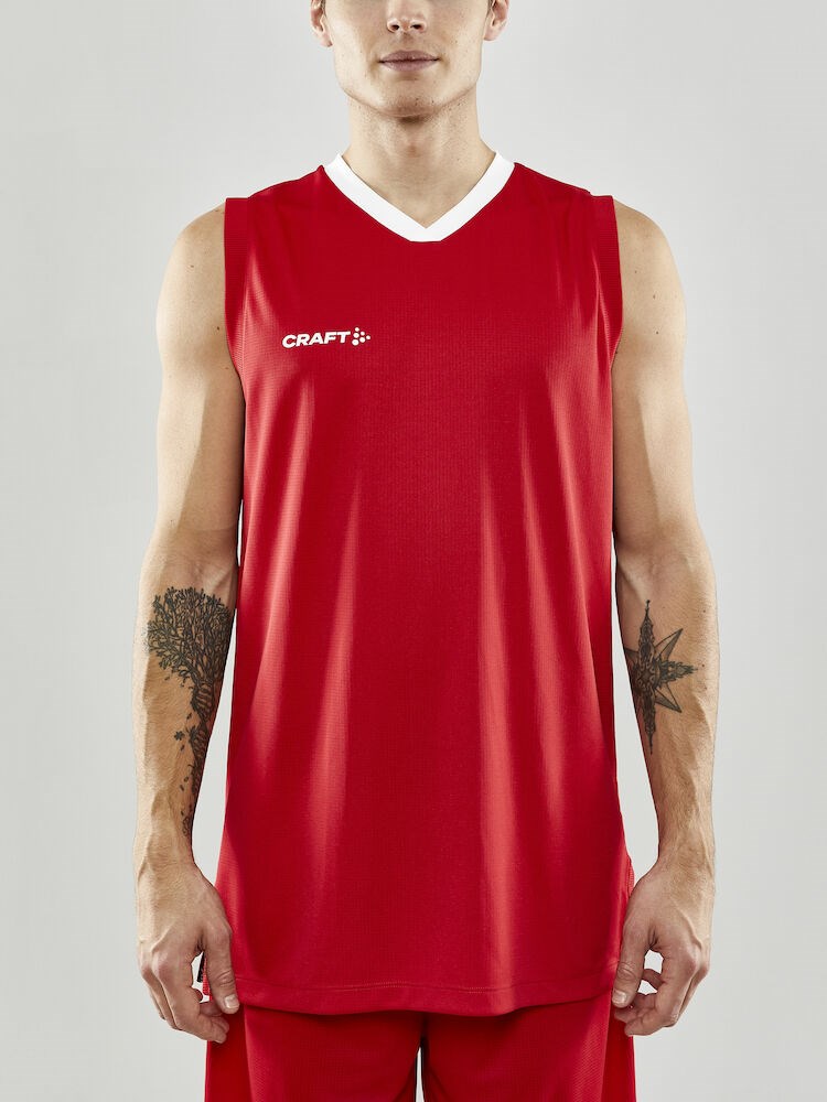 Craft - Progress Basket Singlet M Bright Red S