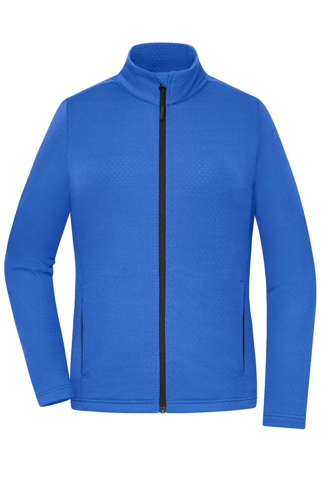 Ladies' Sports Structured Fleece Jacket GRS - Pauw-blauw (ca. Pantone 2728 C)