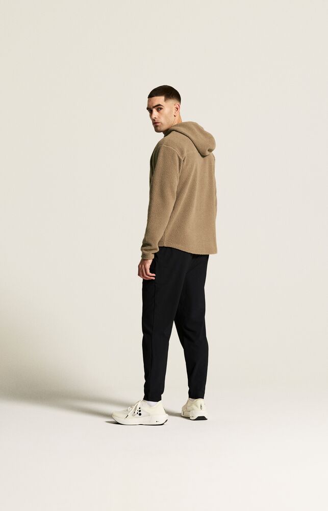 Craft - Join Pile Fleece FZ Hood M Taupe 4XL