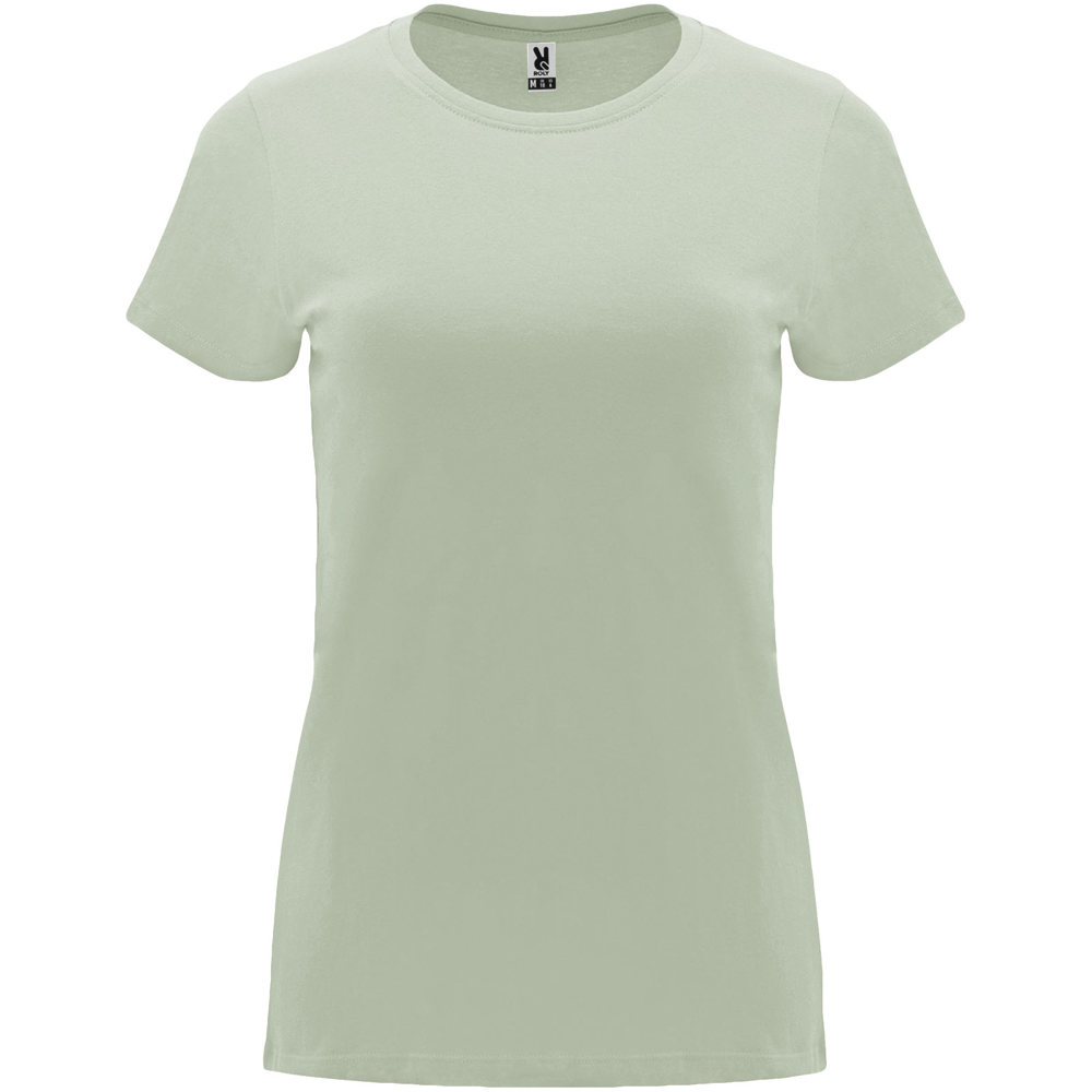Capri 170 g/m² damesshirt met korte mouwen - Mistgroen