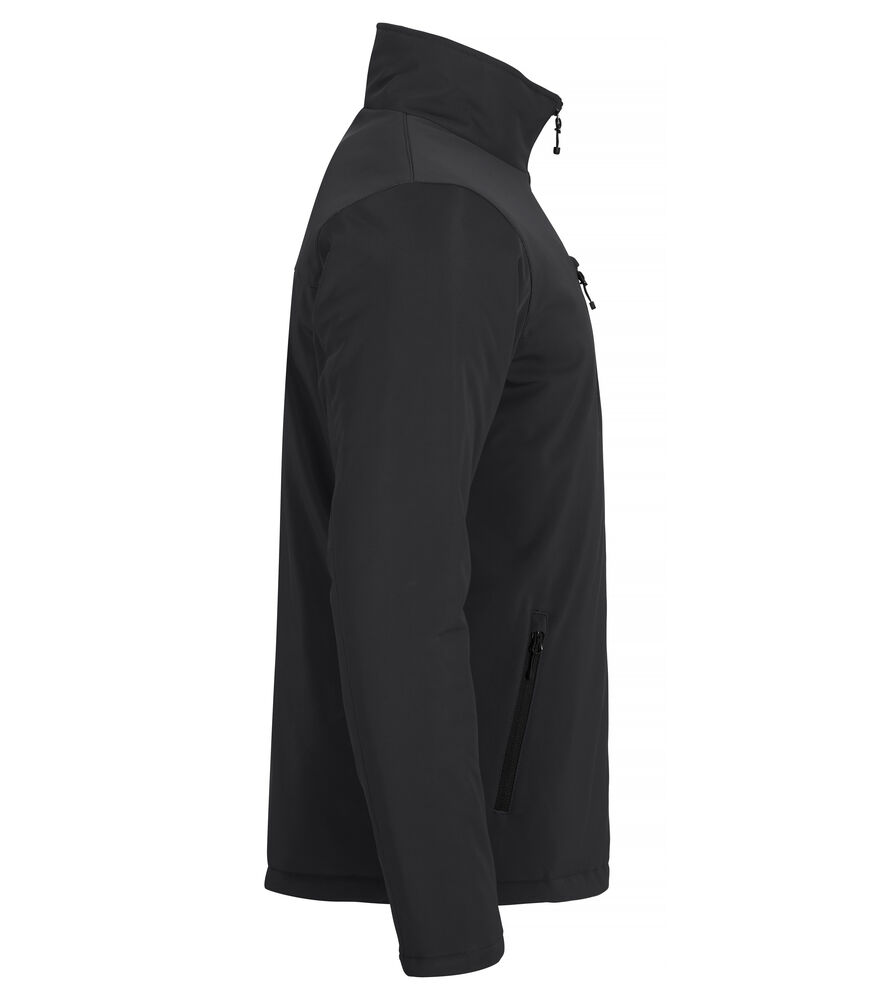 Clique - Padded Softshell Jacket Zwart XXL