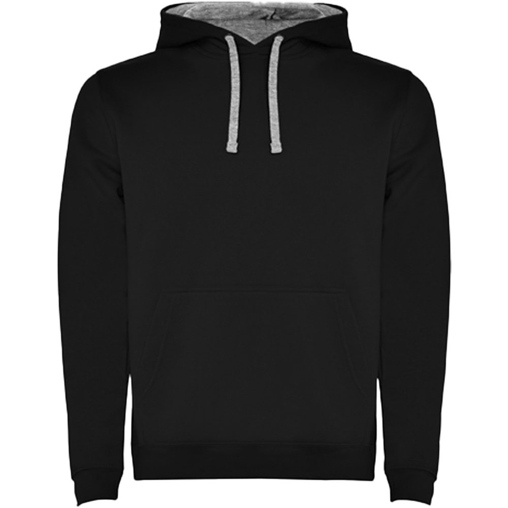 Urban 280 g/m² hoodie voor kinderen - Zwart, Gemêleerd grijs