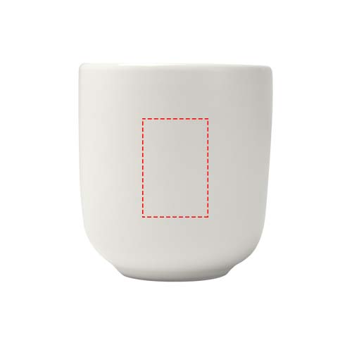 Male keramische espressokopjes van 90 ml met matte afwerking, set van 2