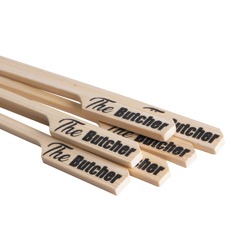 Gunshape bamboe prikkers 210 mm