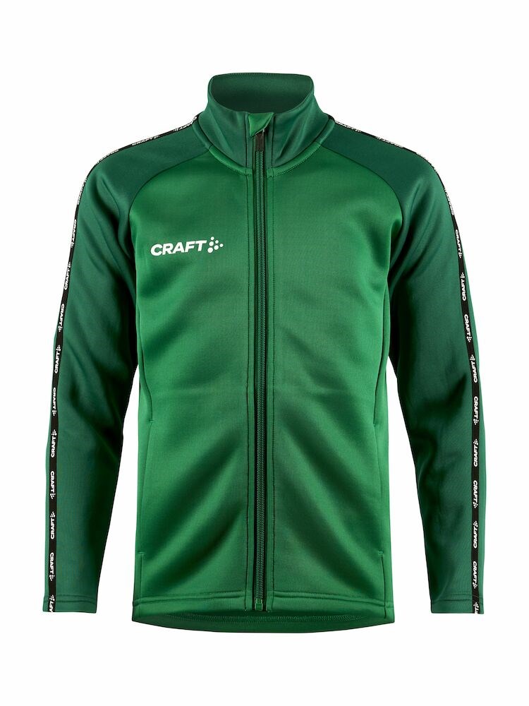 Craft - Squad 2.0 Full Zip Jr - Team Green-Ivy
